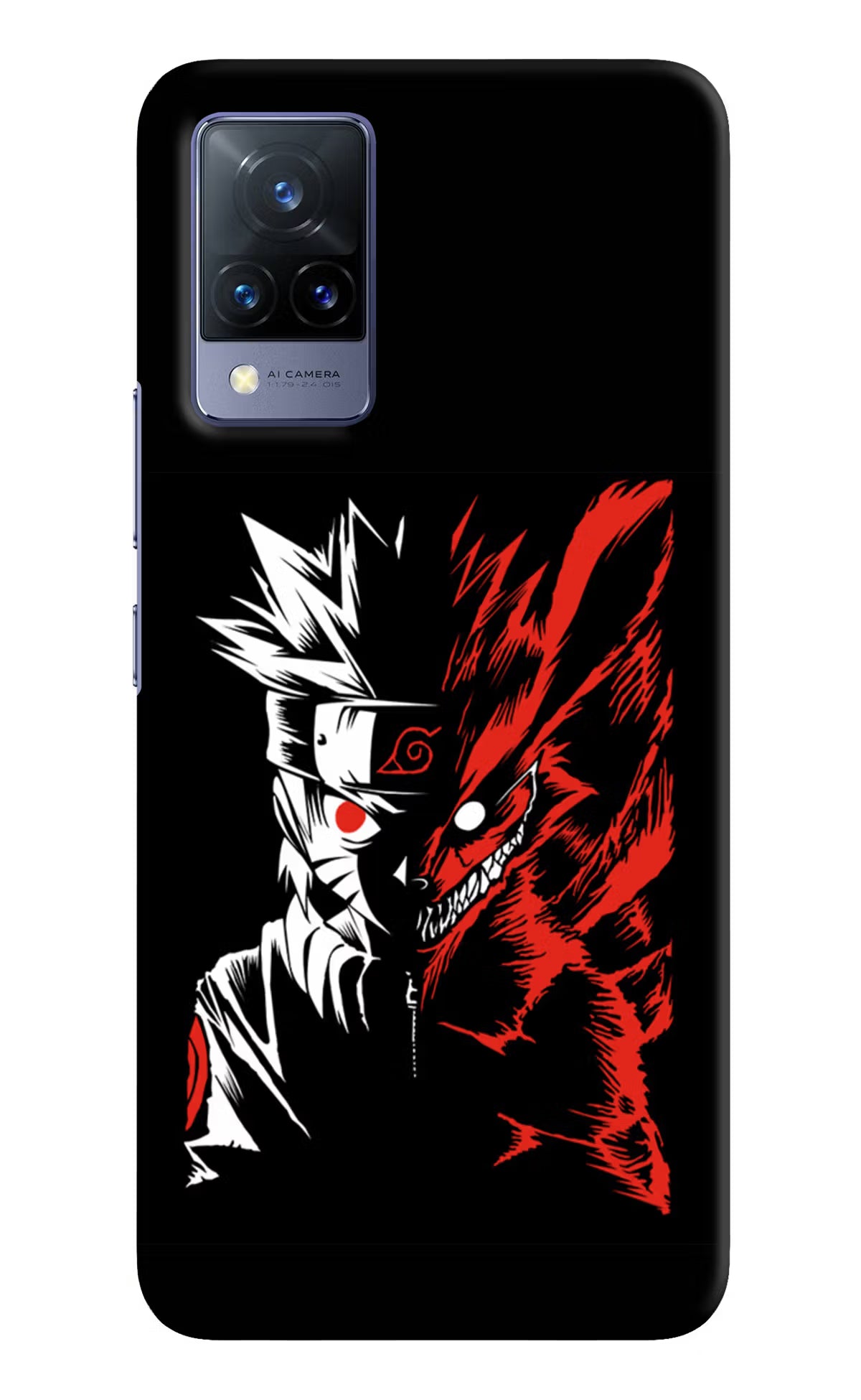 Naruto Two Face Vivo V21 Hard Case Back Cover by Casekaro