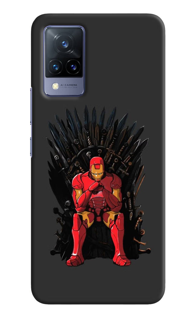 Ironman Throne Vivo V21 Hard Case Back Cover by Casekaro