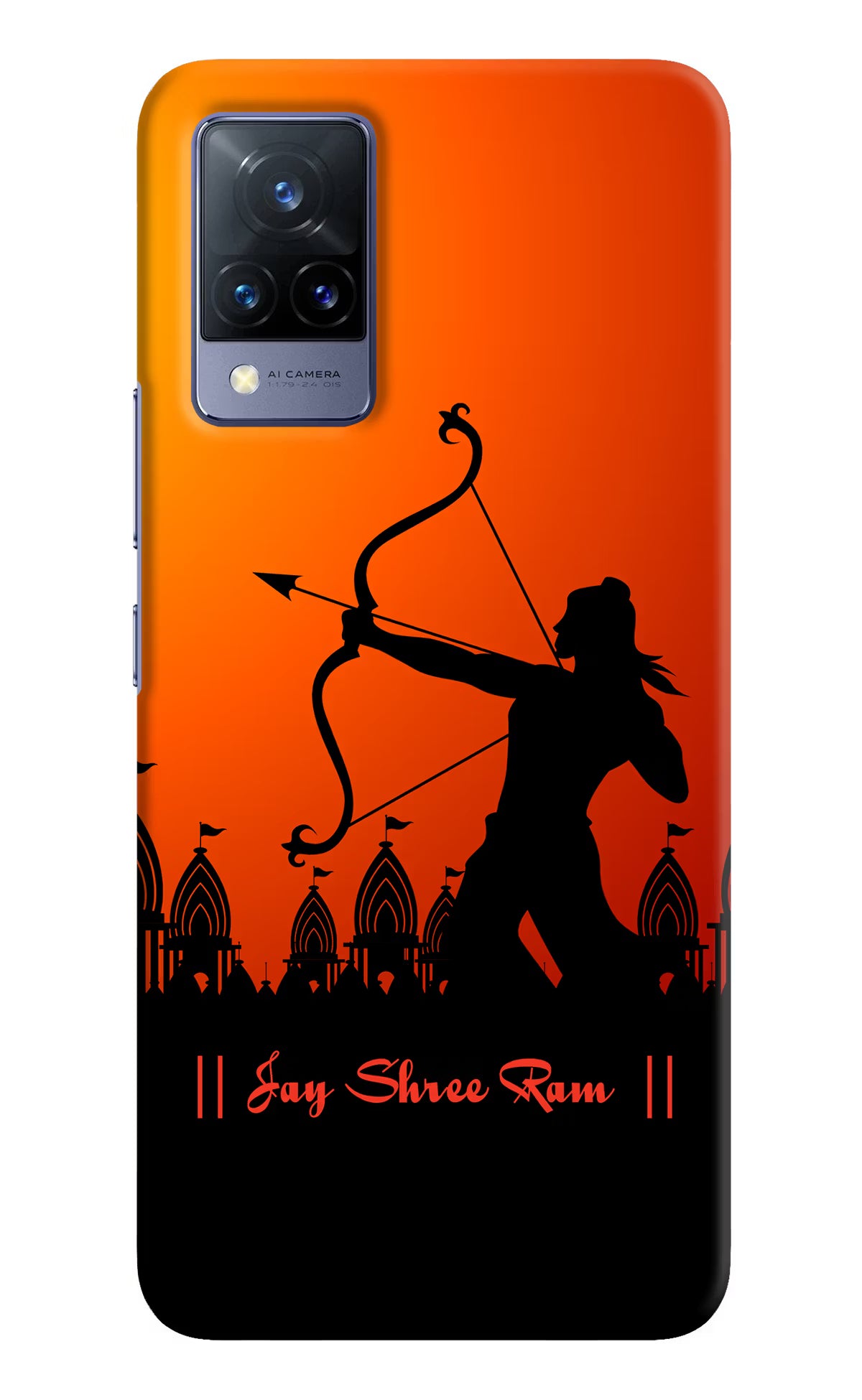 Lord Ram - 4 Vivo V21 Hard Case Back Cover by Casekaro