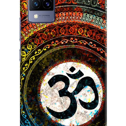 Om Cultural Vivo V21 Hard Case Back Cover by Casekaro