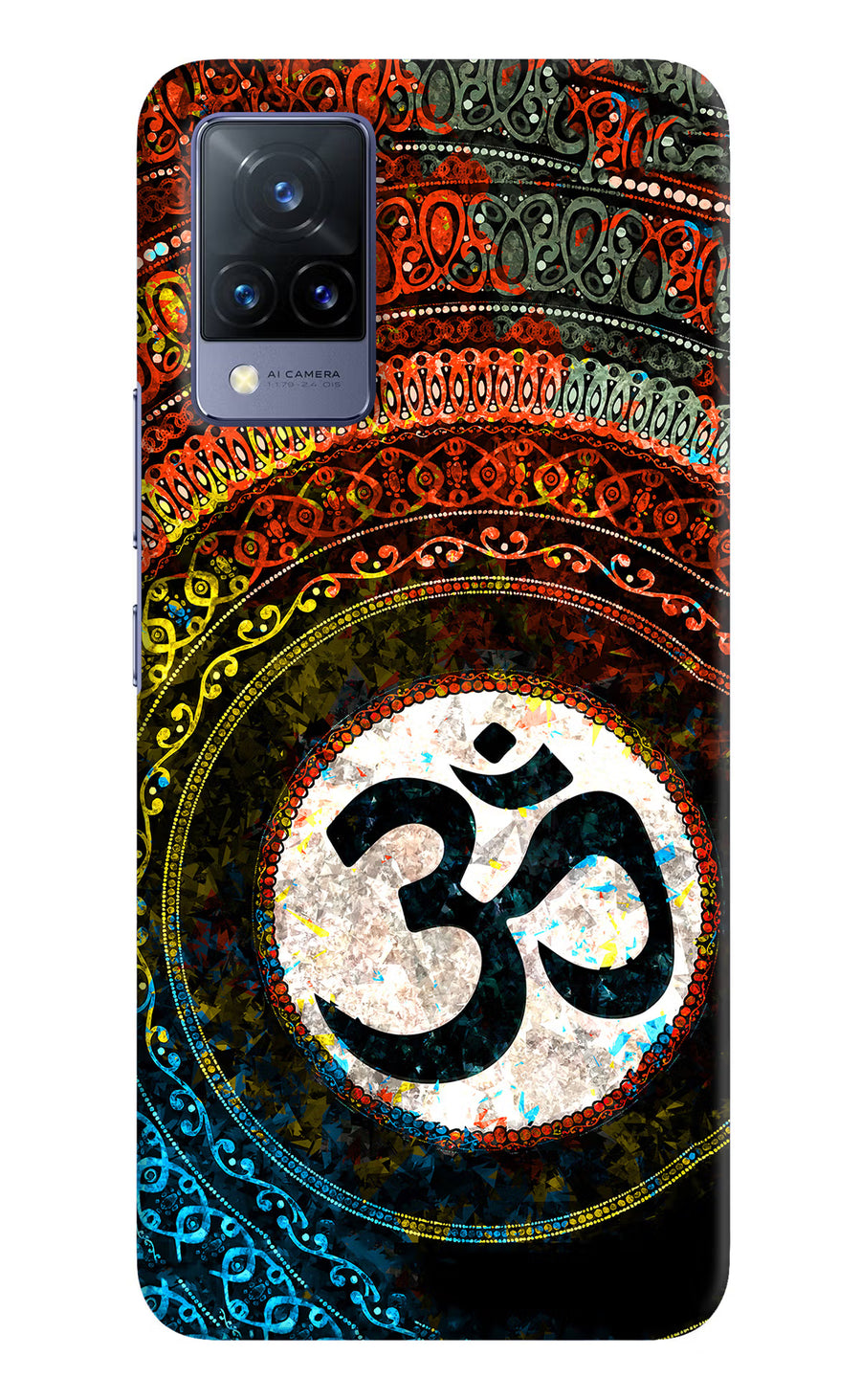 Om Cultural Vivo V21 Back Cover, Hard case