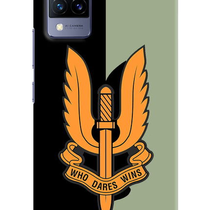 Balidan Logo Vivo V21 Hard Case Back Cover by Casekaro