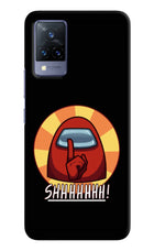 Among Us Shhh! Vivo V21 Hard Case Back Cover by Casekaro