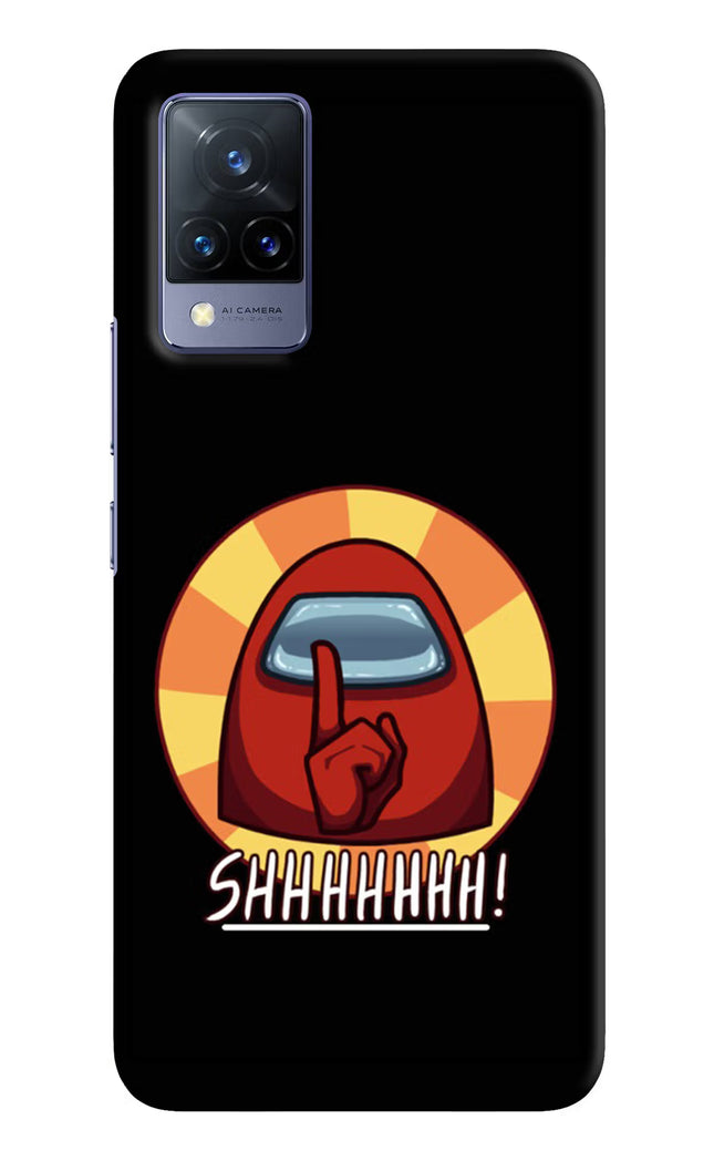 Among Us Shhh! Vivo V21 Hard Case Back Cover by Casekaro