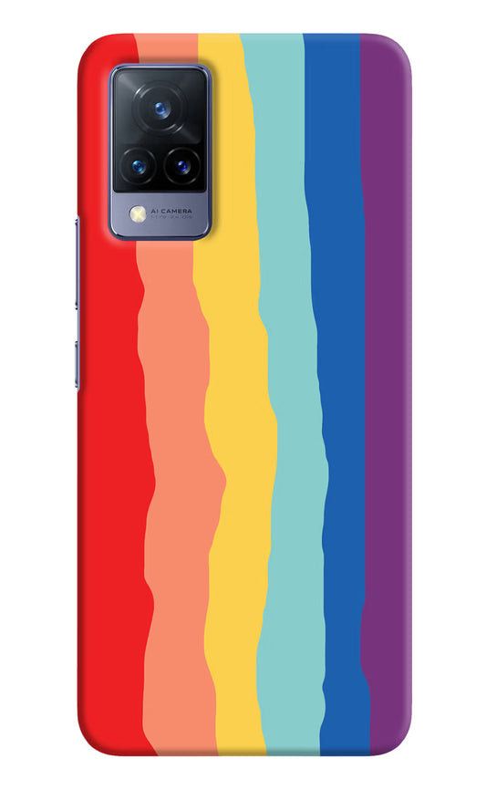Rainbow Vivo V21 Hard Case Back Cover by Casekaro