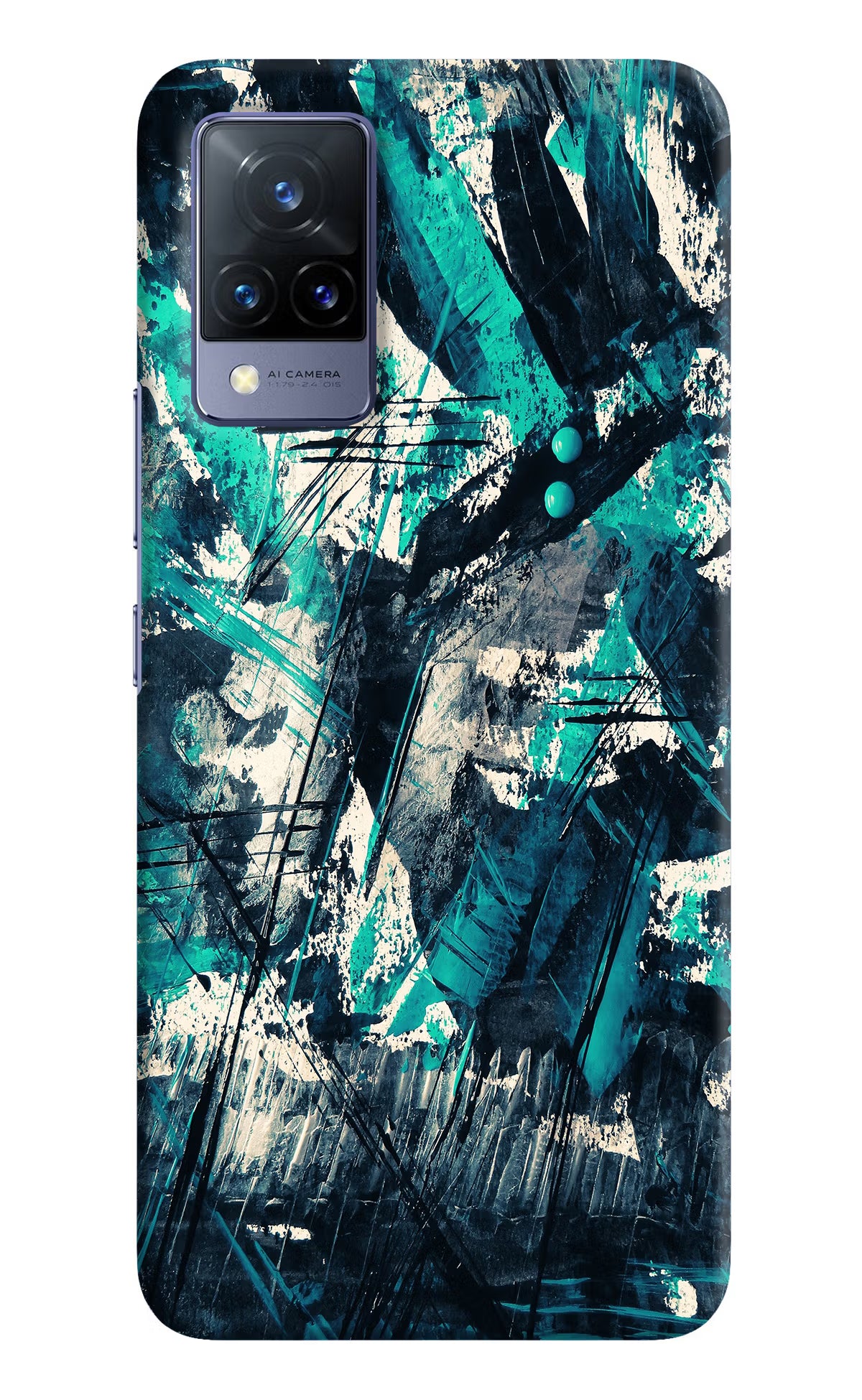 Artwork Vivo V21 Hard Case Back Cover by Casekaro