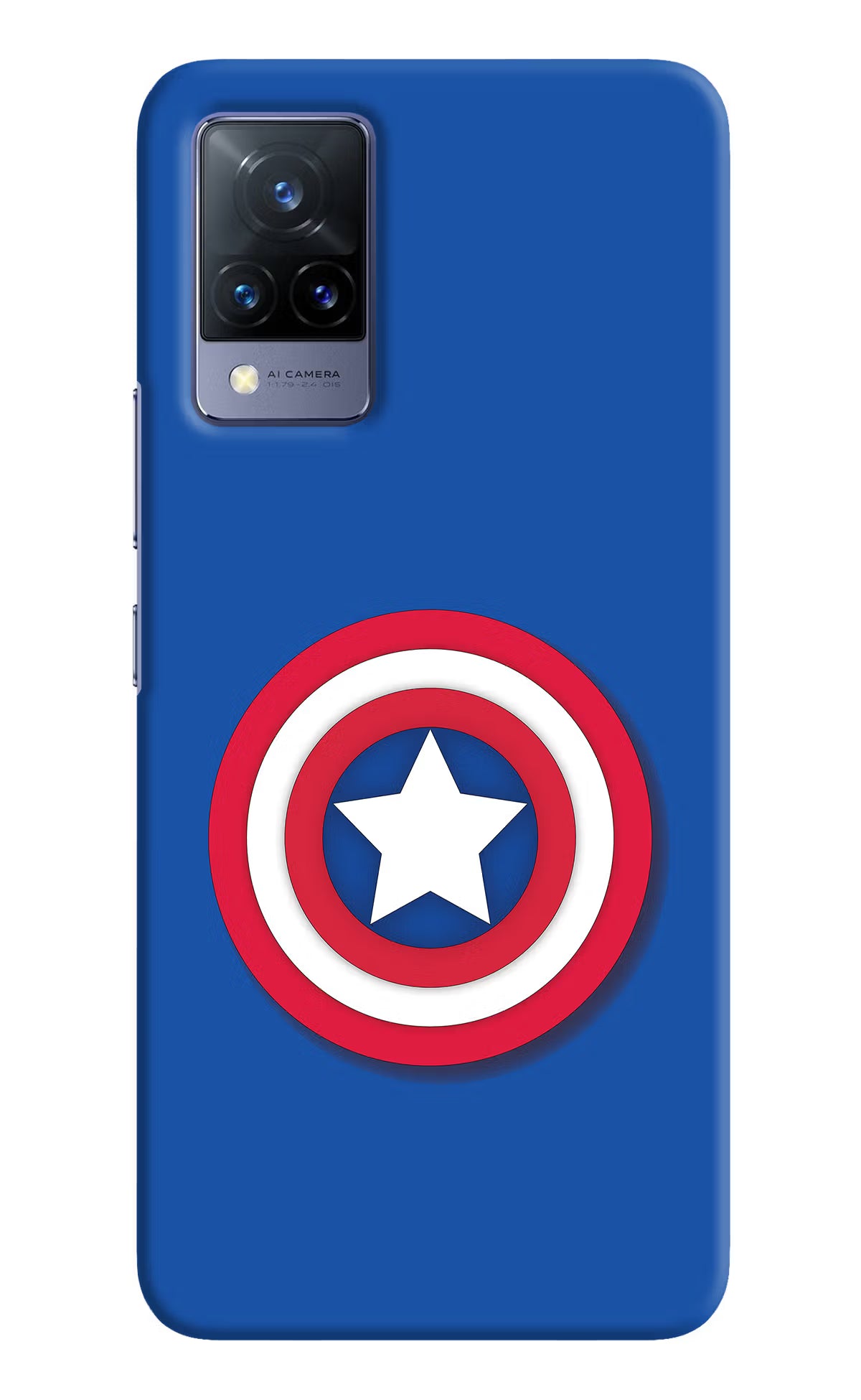 Shield Vivo V21 Hard Case Back Cover by Casekaro