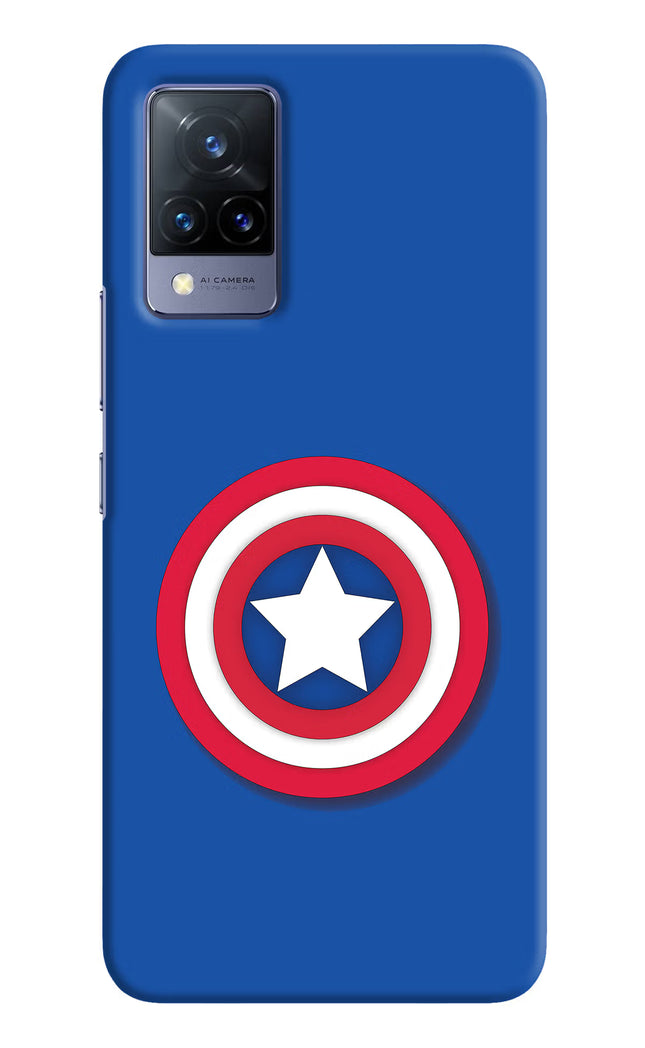 Shield Vivo V21 Hard Case Back Cover by Casekaro