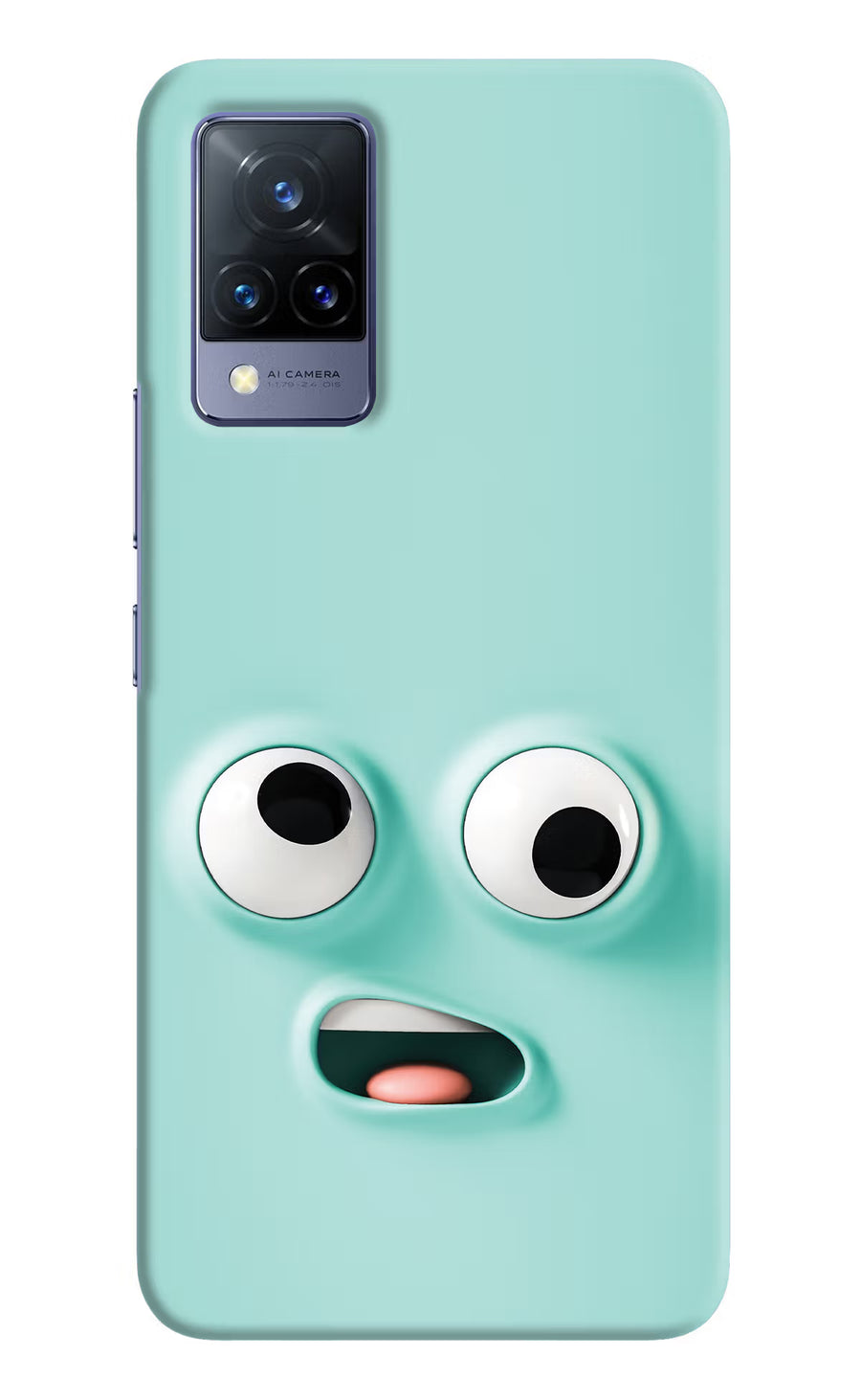 Funny Cartoon Vivo V21 Back Cover, Hard case