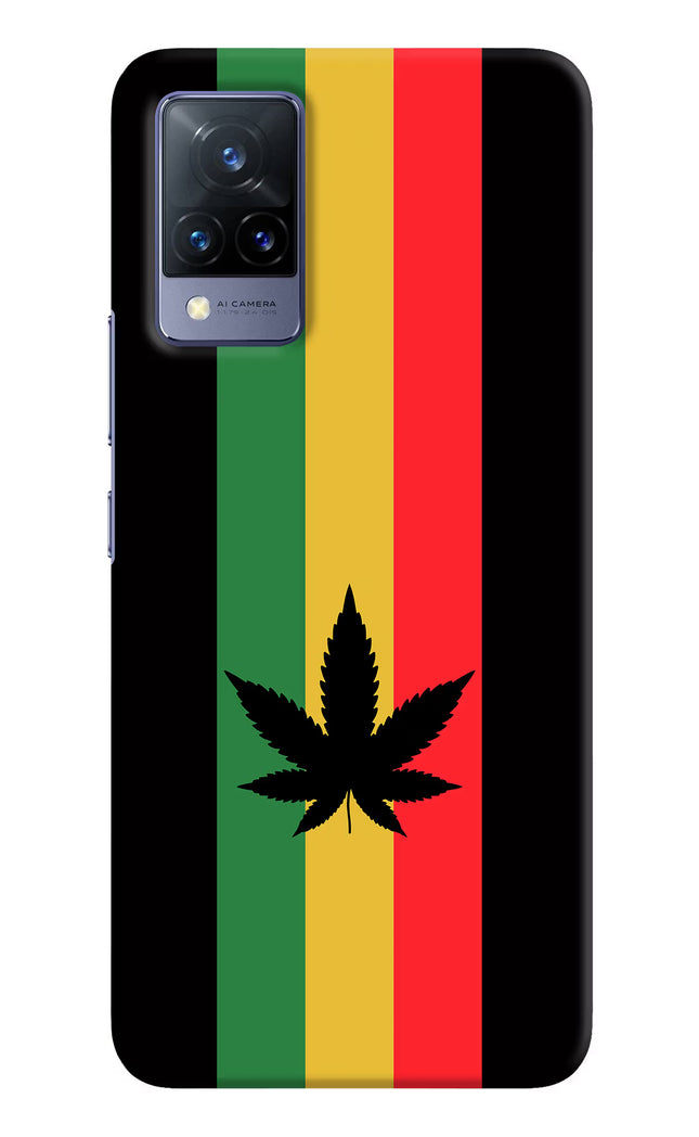 Weed Flag Vivo V21 Hard Case Back Cover by Casekaro