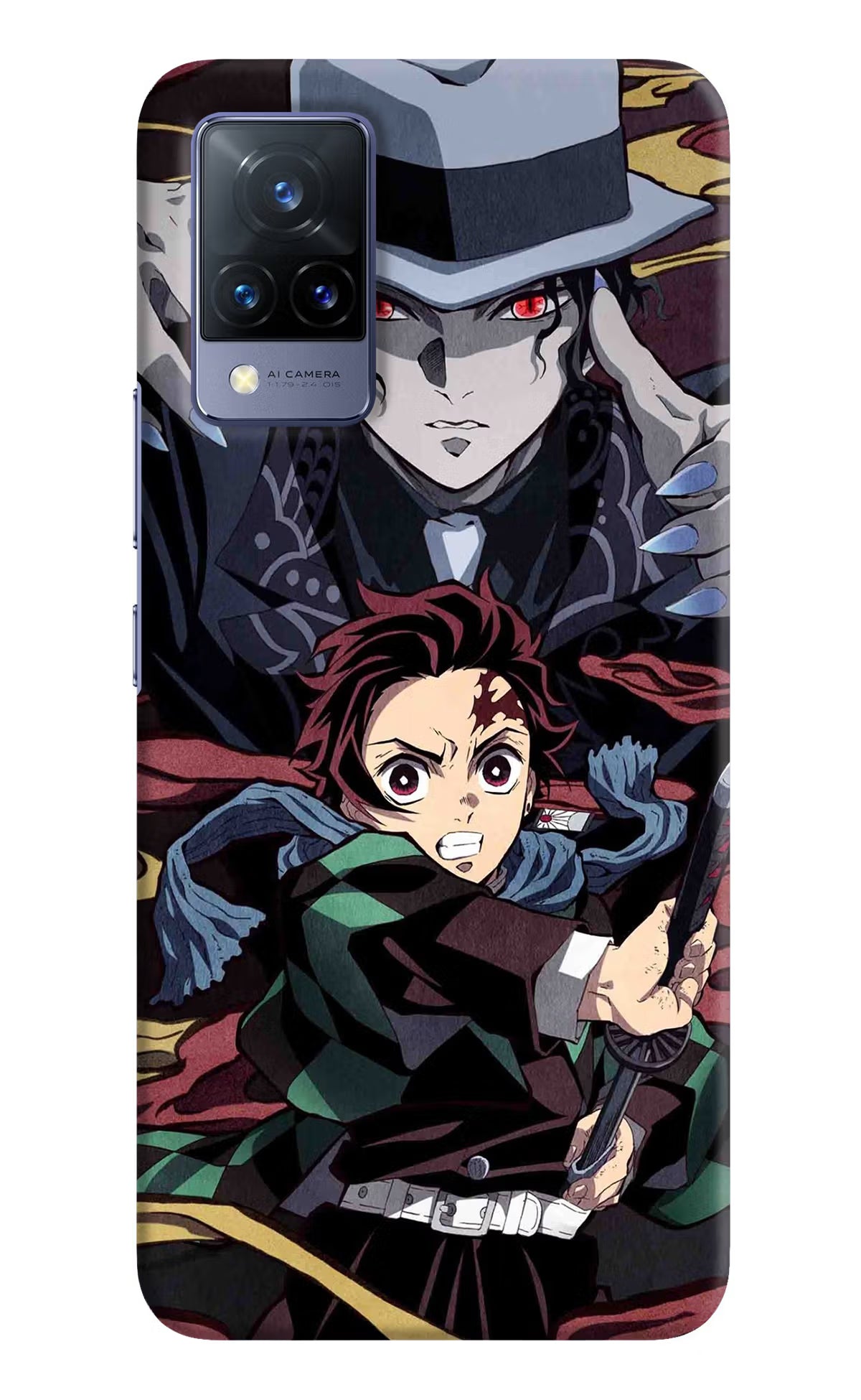 Demon Slayer Vivo V21 Hard Case Back Cover by Casekaro