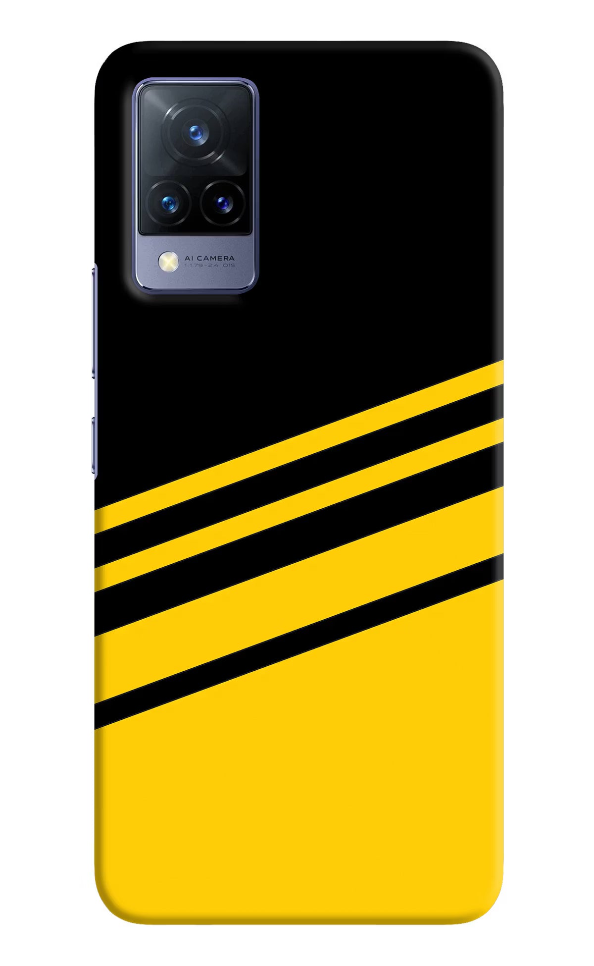 Yellow Shades Vivo V21 Hard Case Back Cover by Casekaro