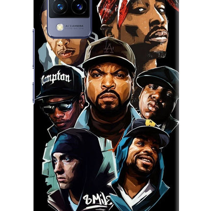 Rappers Vivo V21 Hard Case Back Cover by Casekaro