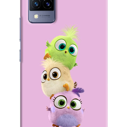 Cute Little Birds Vivo V21 Hard Case Back Cover by Casekaro