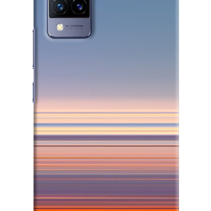 Morning Colors Vivo V21 Hard Case Back Cover by Casekaro