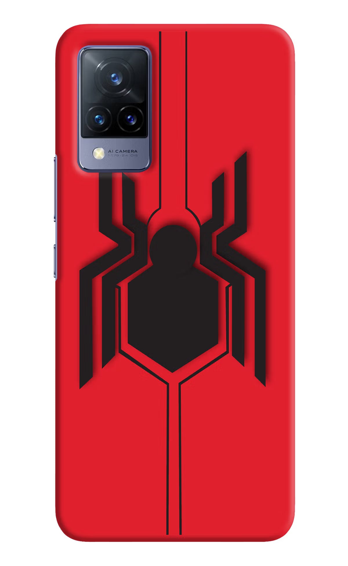 Spider Vivo V21 Hard Case Back Cover by Casekaro