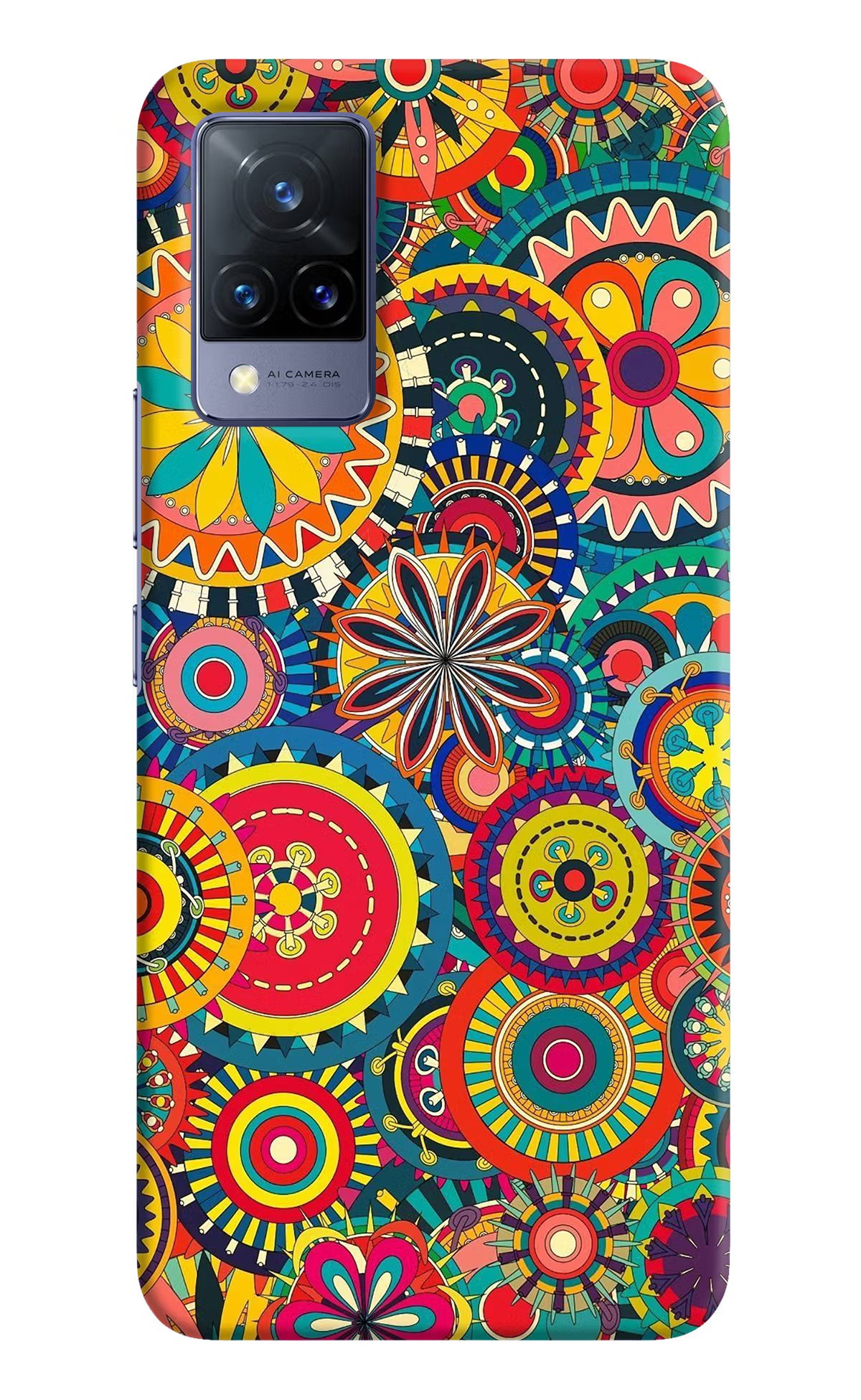 Gol Gol Art Vivo V21 Hard Case Back Cover by Casekaro