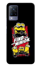 Find your inner Minion Vivo V21 Hard Case Back Cover by Casekaro
