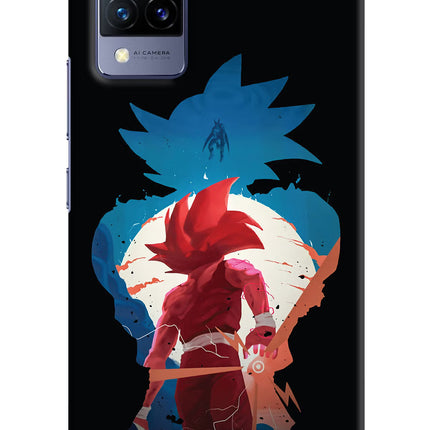 Goku Vivo V21 Hard Case Back Cover by Casekaro
