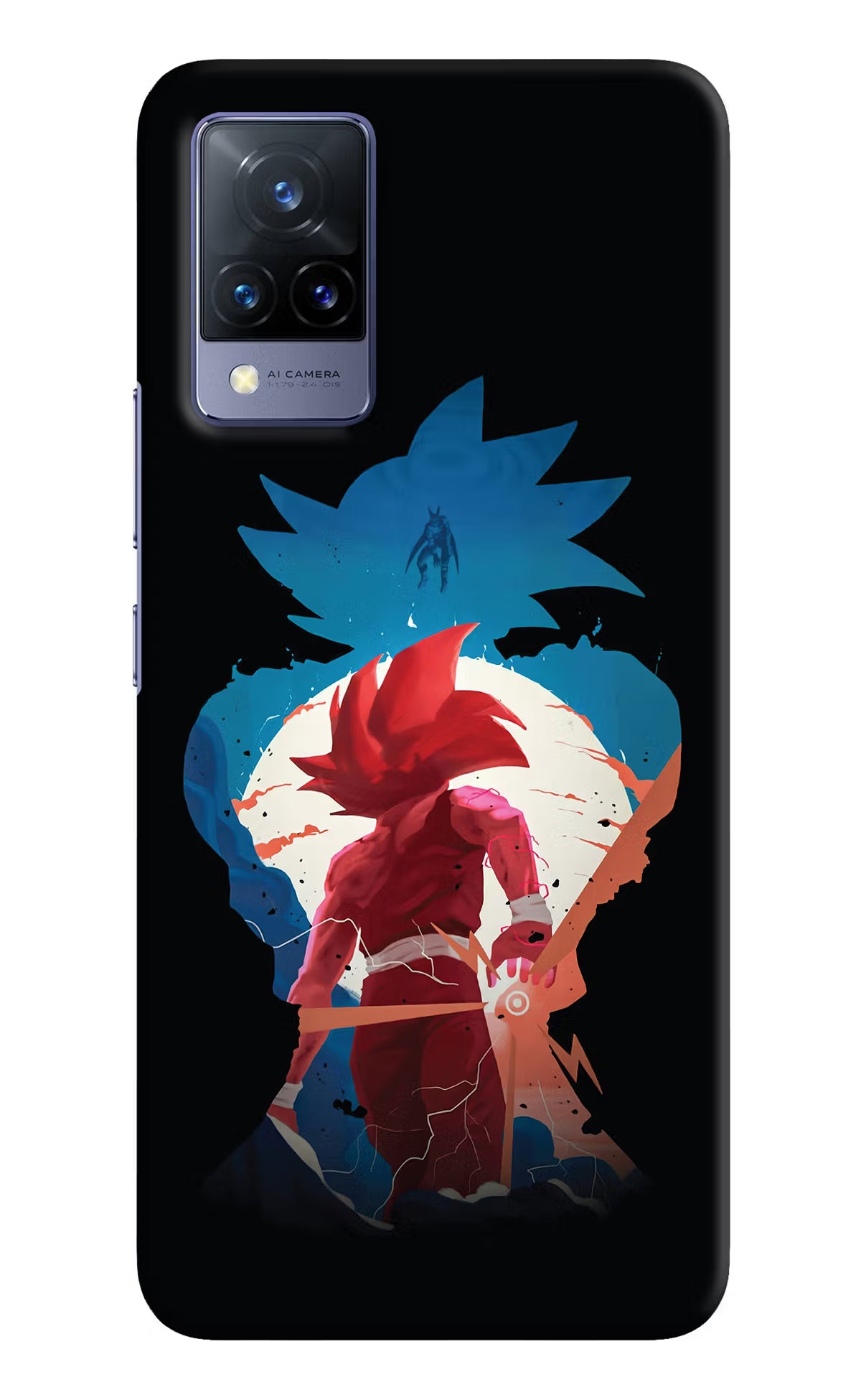 Goku Vivo V21 Hard Case Back Cover by Casekaro