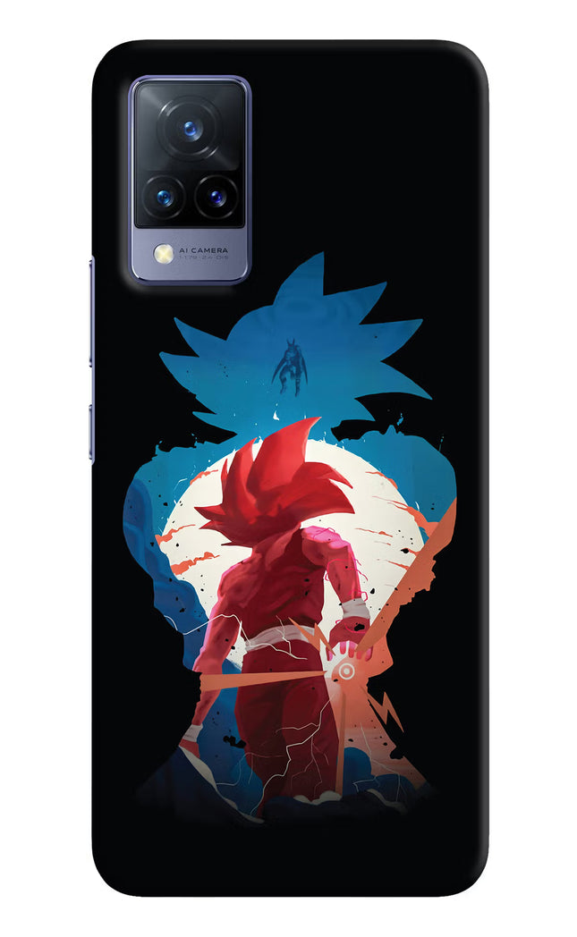 Goku Vivo V21 Hard Case Back Cover by Casekaro