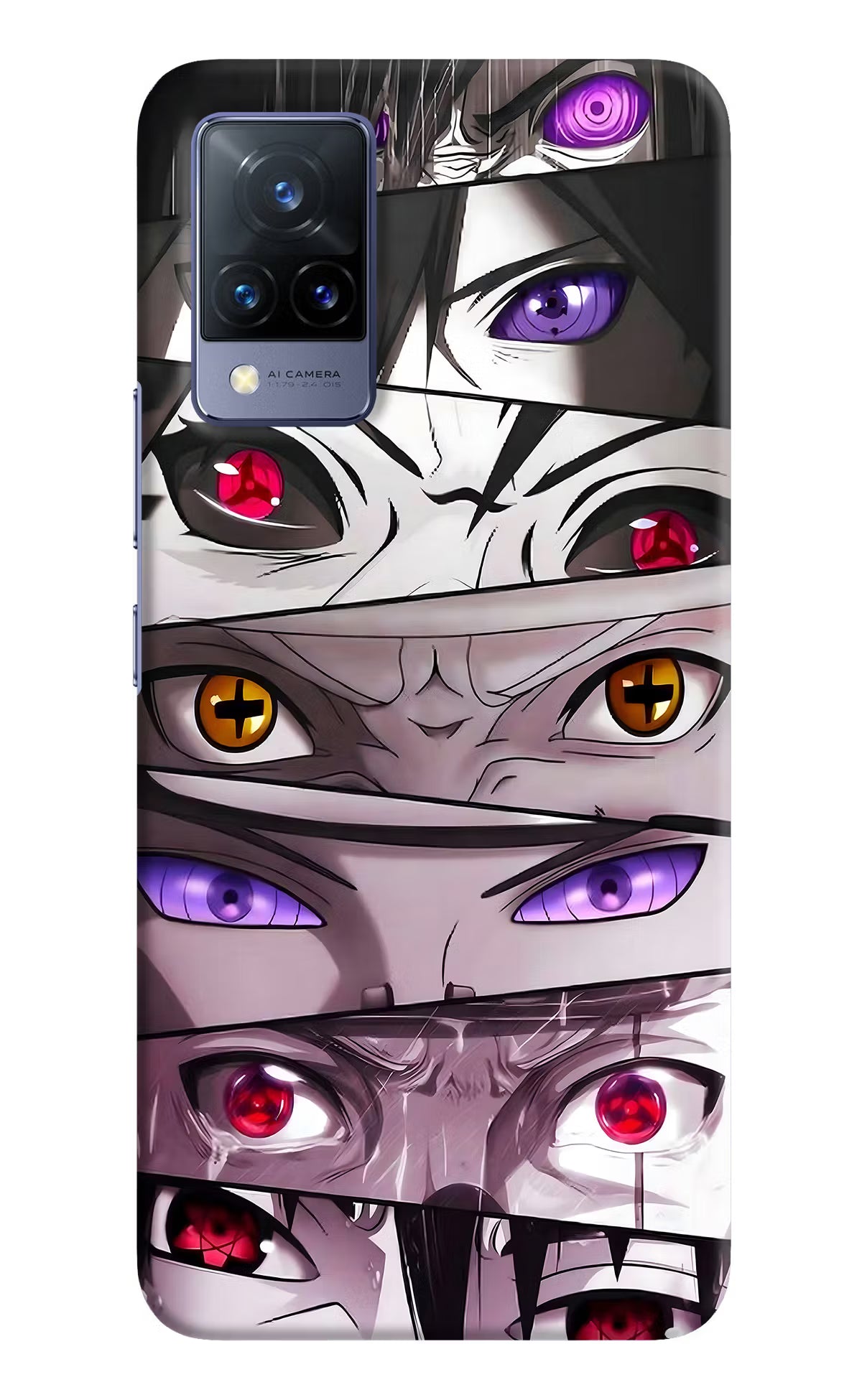 Naruto Anime Vivo V21 Hard Case Back Cover by Casekaro