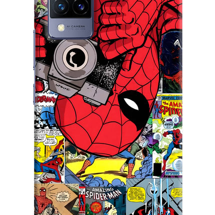 Spider Man Vivo V21 Hard Case Back Cover by Casekaro