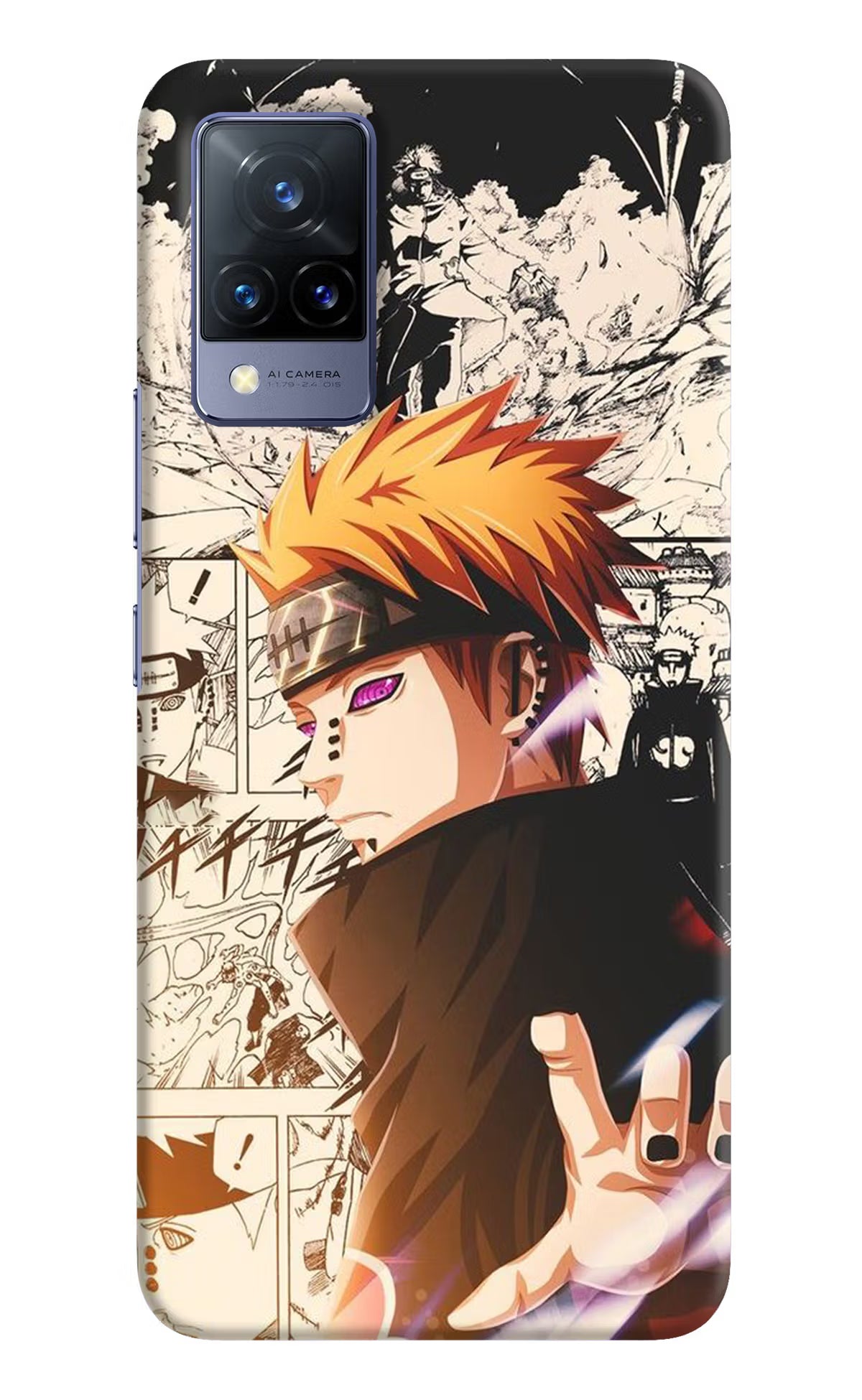Pain Anime Vivo V21 Hard Case Back Cover by Casekaro