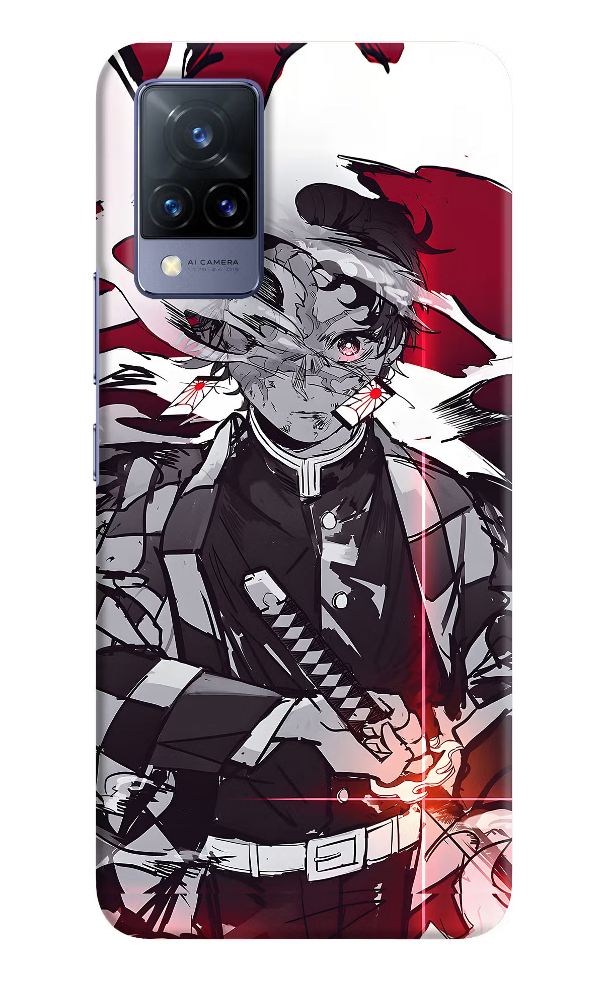Demon Slayer Vivo V21 Hard Case Back Cover by Casekaro
