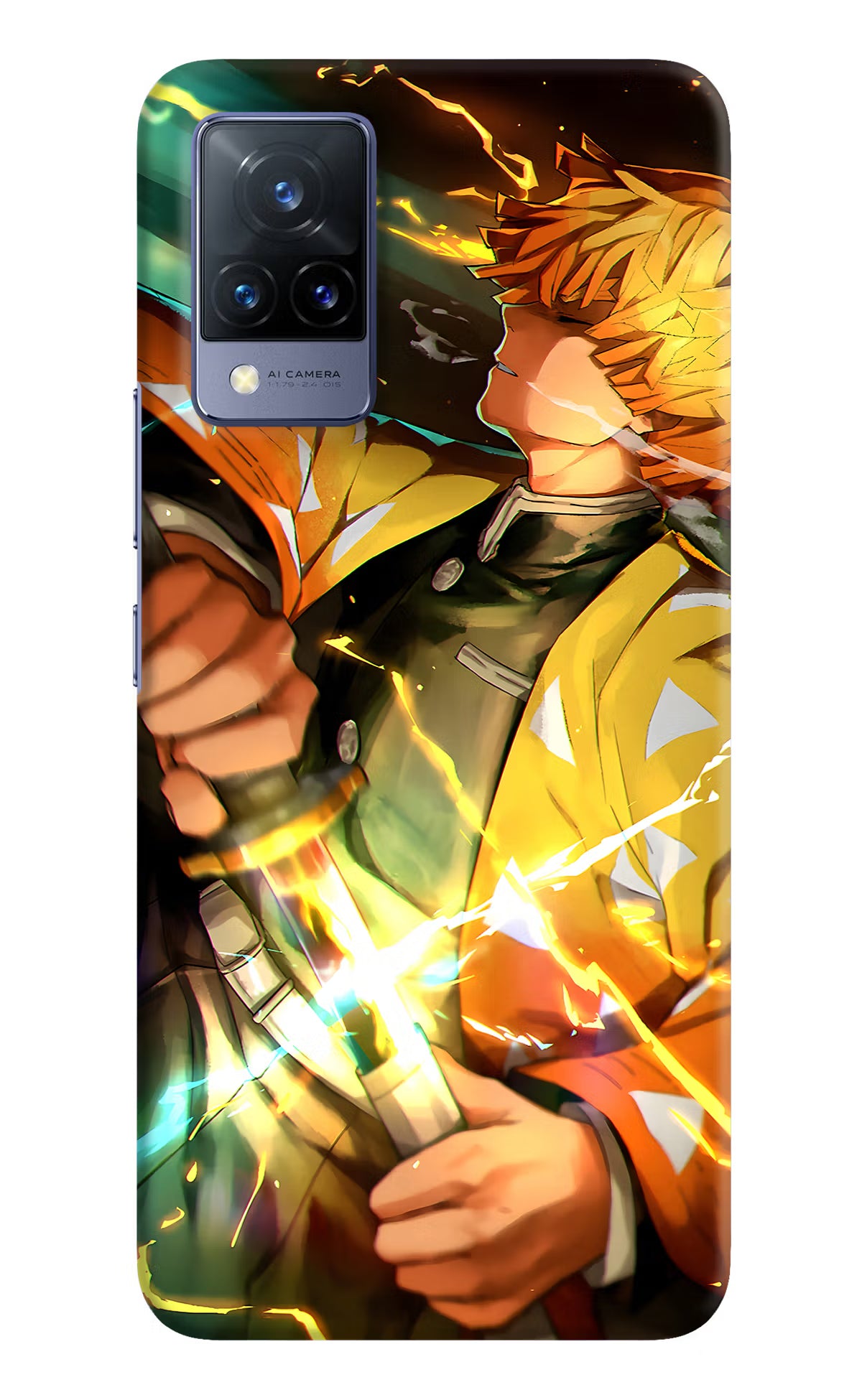 Demon Slayer Vivo V21 Hard Case Back Cover by Casekaro
