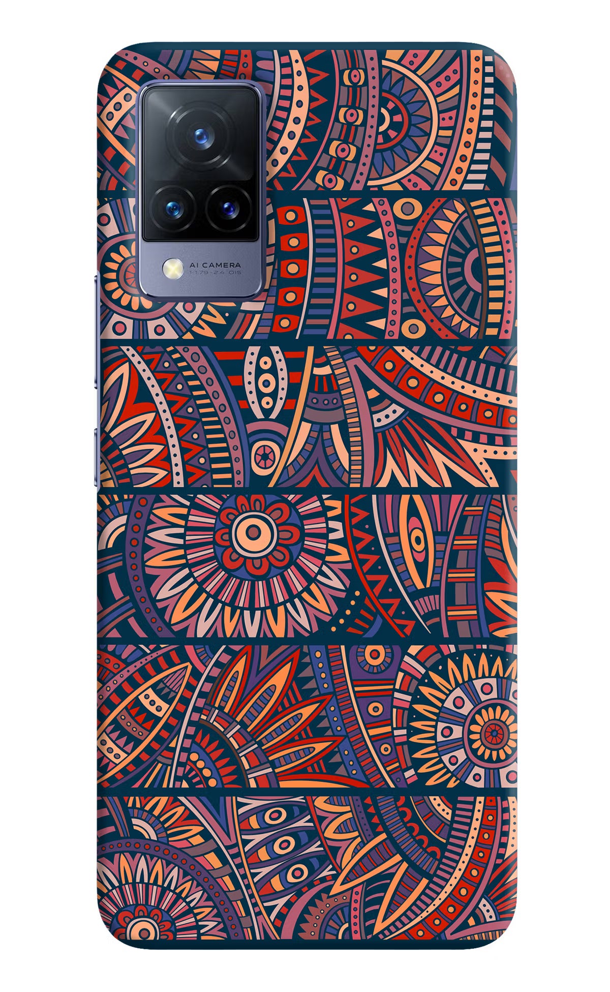 African Culture Design Vivo V21 Hard Case Back Cover by Casekaro