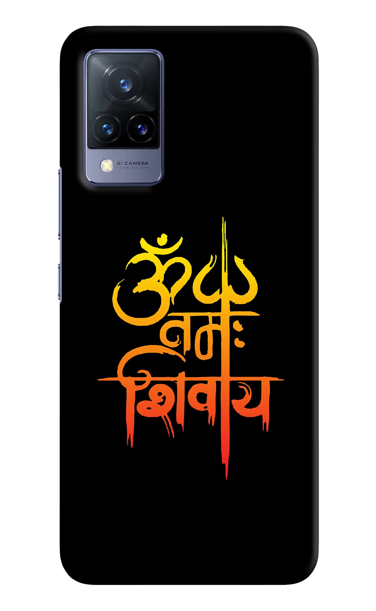 Om Namah Shivay Vivo V21 Hard Case Back Cover by Casekaro