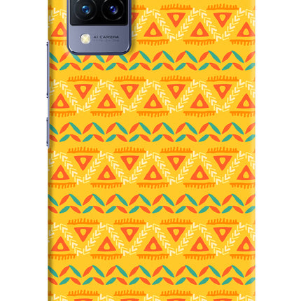 Tribal Pattern Vivo V21 Hard Case Back Cover by Casekaro