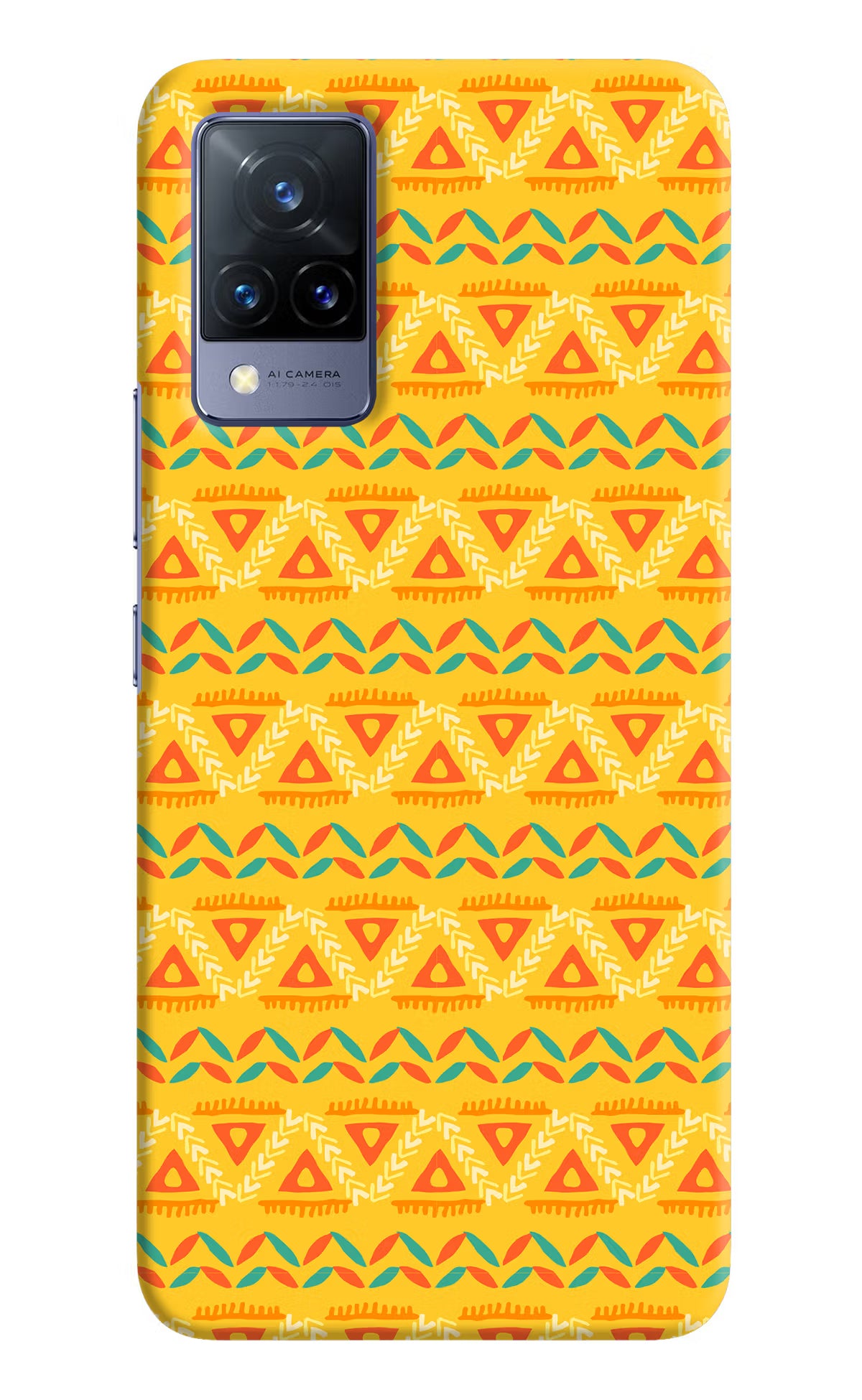 Tribal Pattern Vivo V21 Hard Case Back Cover by Casekaro
