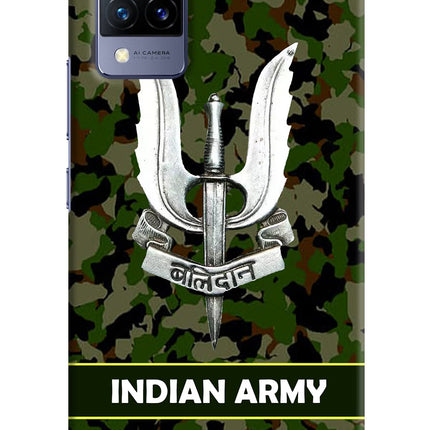 Balidan Indian Logo Vivo V21 Hard Case Back Cover by Casekaro