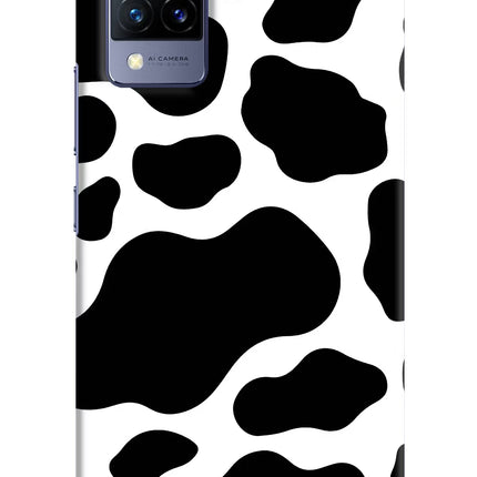 Cow Spots Vivo V21 Hard Case Back Cover by Casekaro