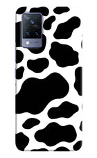 Cow Spots Vivo V21 Hard Case Back Cover by Casekaro