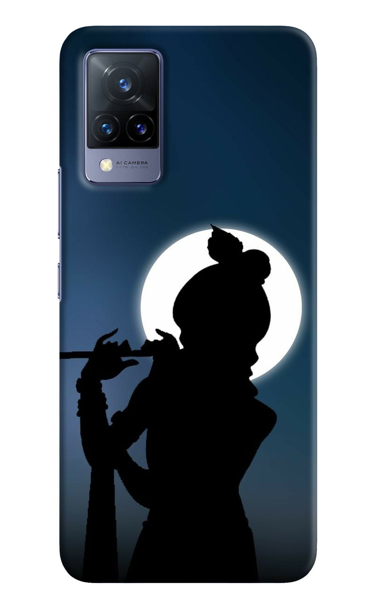 Shri Krishna Silhouette Vivo V21 Back Cover