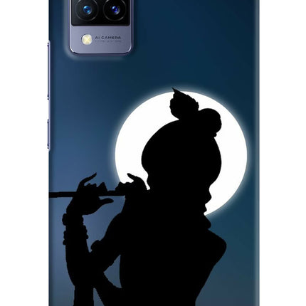 Shri Krishna Silhouette Vivo V21 Hard Case Back Cover by Casekaro