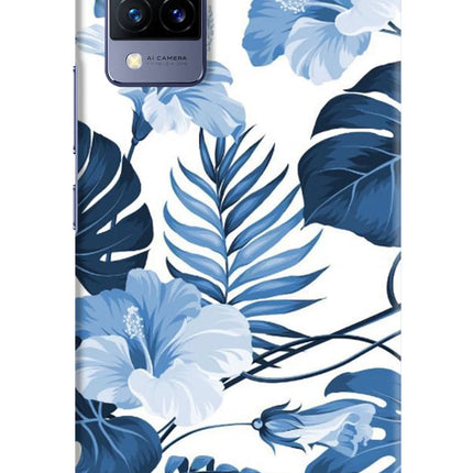 Fabric Art Vivo V21 Hard Case Back Cover by Casekaro