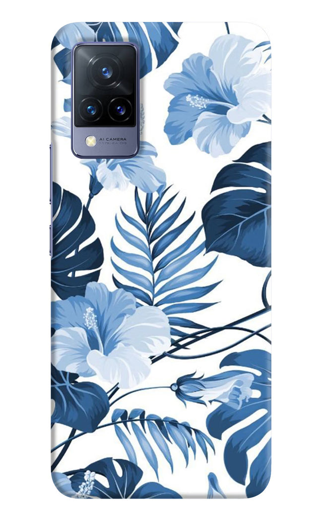 Fabric Art Vivo V21 Hard Case Back Cover by Casekaro
