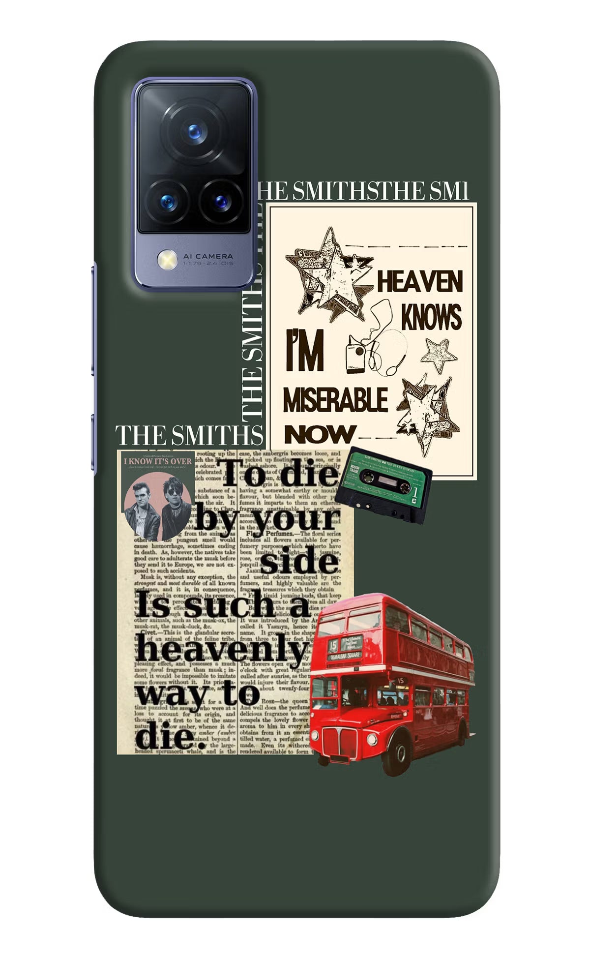 The Smiths Vivo V21 Hard Case Back Cover by Casekaro