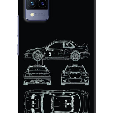 WRC'99 Vivo V21 Hard Case Back Cover by Casekaro