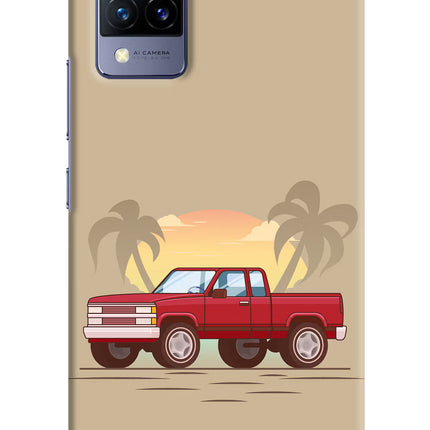 Desert Classic Drive Vivo V21 Hard Case Back Cover by Casekaro