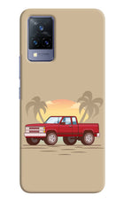 Desert Classic Drive Vivo V21 Hard Case Back Cover by Casekaro