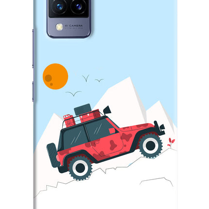 Mountain Trail Beast Vivo V21 Hard Case Back Cover by Casekaro