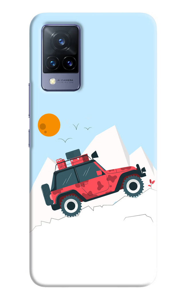 Mountain Trail Beast Vivo V21 Hard Case Back Cover by Casekaro