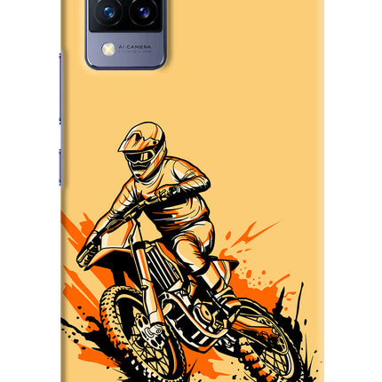 Off-Road Fury Vivo V21 Hard Case Back Cover by Casekaro