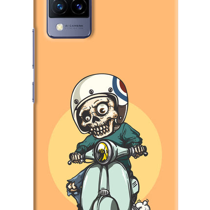 Undead Biker Vivo V21 Hard Case Back Cover by Casekaro