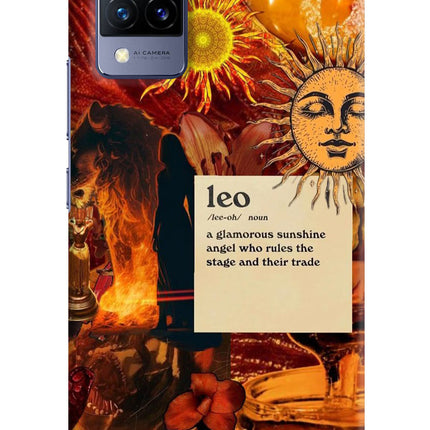 Leo Zodiac Vivo V21 Hard Case Back Cover by Casekaro